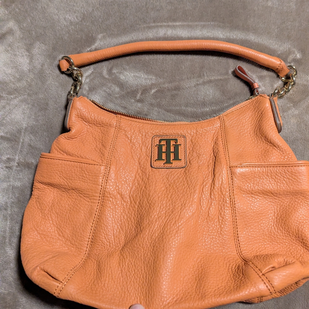 Tommy Hilfiger Orange Hobo Bag
